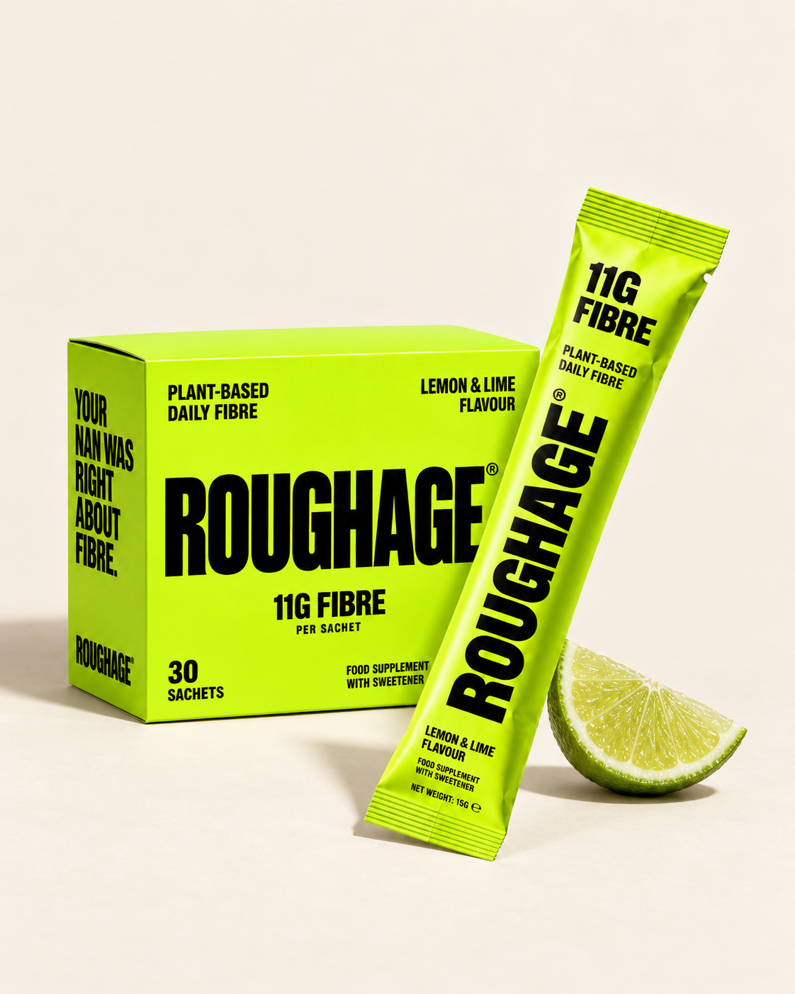 ROUGHAGE box and sachet