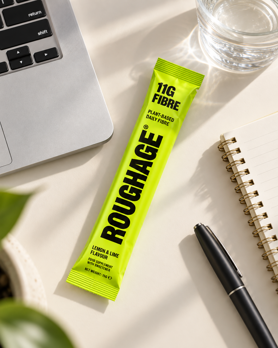ROUGHAGE on a desk